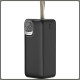 Повербанк 40000mAh з дисплеєм та вбудованими кабелями Type-C | Lightning KP KPG-401