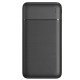 Портативний зарядний пристрій з індикатором рівня заряду та 2 USB KP KP-35 Power Bank на 30 000 mAh Чорний
