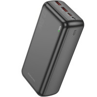 Портативний зарядний пристрій з індикатором рівня заряду BOROFONE BJ 80B Power Bank на 30 000 mAh Чорний
