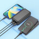 Портативний зарядний пристрій з індикатором рівня заряду BOROFONE BJ 80B Power Bank на 30 000 mAh Чорний