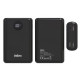 Портативний зарядний пристрій INKAX PV-46 Компактний Power Bank на 10 000 mAh Чорний