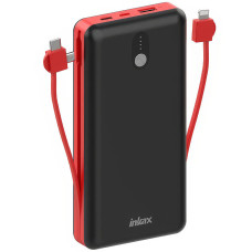 Портативний зарядний пристрій з індикатором заряду та проводами INKAX PV-53 Power Bank на 20 000 mAh