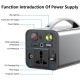 Портативна зарядна станція великої ємності Powerbank 200Вт 50000mAh Домашня електростанція