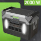 Портативна зарядна станція GD Super на 2000 Вт GD-HL-2000W-24V Зарядна станція з бездротовою зарядкою