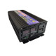 Інвертор для автомобільних акумуляторів SSK 12V 220V 4000W Перетворювач напруги Чиста синусоїда