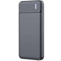 Портативний зарядний пристрій з індикатором рівня заряду та 2 USB Vinsic Power Bank на 10 000 mAh Чорний