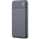 Портативний зарядний пристрій з індикатором рівня заряду та 2 USB Vinsic Power Bank на 10 000 mAh Чорний