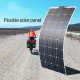 Монокристалічна гнучка сонячна панель 595x925x2.6 мм Flexible panel 100W Портативна сонячна панель