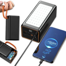 Повербанк із швидкою зарядкою на 70 000 mAh YM-655 з ліхтарем