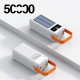 Зовнішній акумулятор PowerBank 50000 mAh із сонячною панеллю та ліхтариком YM-635CX
