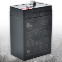 Універсальна акумуляторна батарея Lead-acid 6V 4.5Ah BATTERY Чорна
