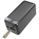 Зовнішній акумулятор Power Bank на 100 000 мАч з дисплеєм та ліхтариком AWEI P101K 22.5W Чорний