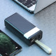 Зовнішній акумулятор Power Bank на 30000mAh з дисплеєм та ліхтариком RPP-320 22.5W