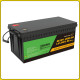 Літій-залізо-фосфатний акумулятор з вбудованою BMS LiFePO4 | 12.8V | 200Ah | 2560Wh