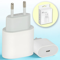 Мережевий адаптер Type-C для телефонів та гаджетів 20W PD-12W