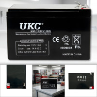 AGM Акумулятор 12V/12Ah для систем резервного живлення 150х100х100мм UKC WST-12