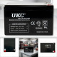 AGM Акумулятор 12V/12Ah для систем резервного живлення 150х100х100мм UKC WST-12