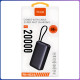 Power Bank 20000mAh з PD 65W та кабелями Type-C | Lightning TUGII Y45