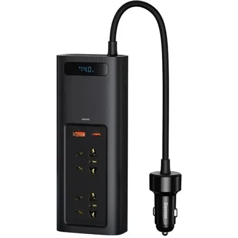 Перетворювач напруги автомобільний інвертор Baseus In-Car Inverter CRNBQ-A01 150W