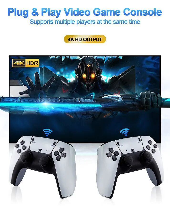 Игровая приставка M8 Pro, игровой джойстик, системы Emuelec4.3, RK3328 Quad-core cortex-A53 up to 1.8GHz, #1
